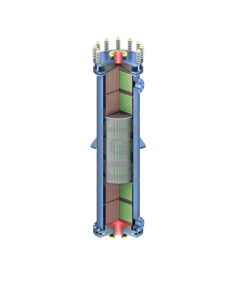 YKB Type Round Block Porous Graphite Heat Exchanger